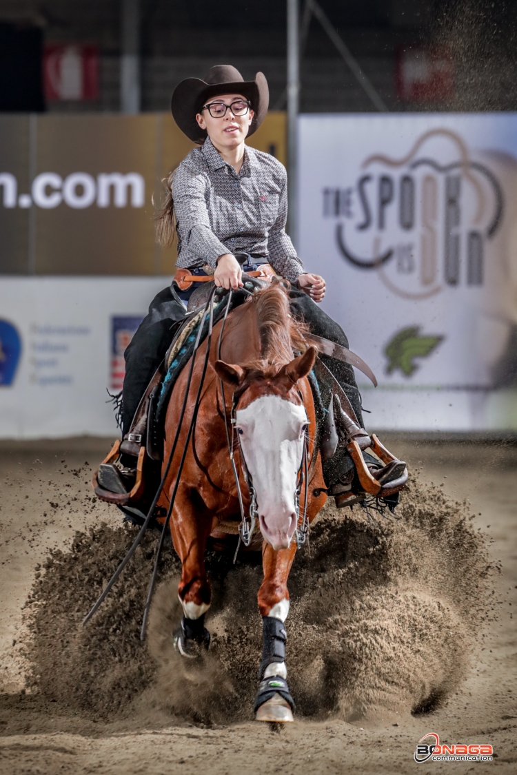 Futurity 2024 - FRANCESCA FINO &amp; BH MATTOLINA GUN score 215,5