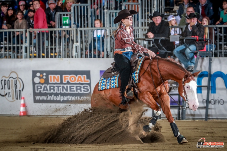 Futurity 2024 - FRANCESCA FINO &amp; BH MATTOLINA GUN score 214