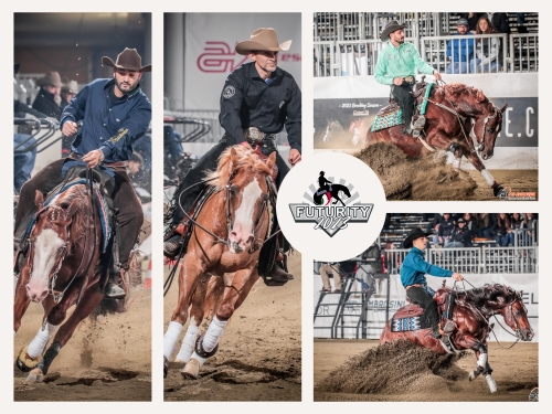 $600.000-added IRHA/IRHBA/NRHA Futurity 2023 presented by DeNiroBooCo: The first go round of the 3-year-old Open Futurity