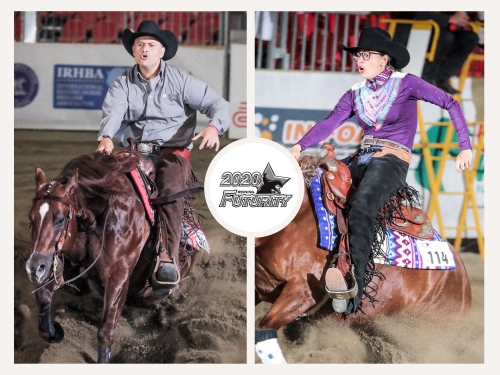 2020 Quarter Dream IRHA/IRHBA/NRHA 3-year-old Non Pro Futurity Finals: Fabio De Iulio Clinches the Level 4 and Valentina Monti Sweeps the Levels 3, 2, 1