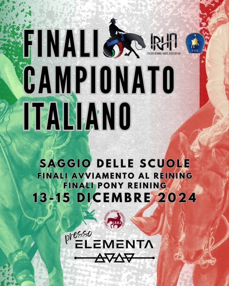 Finali di Campionato Italiano IRHA-FISE 2024 presso Elementa!