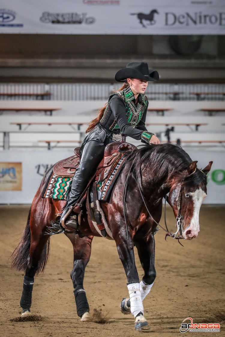 Futurity 2024 - JOLINE KAMPHUIS &amp; KK TRICKEDMEOUT score 210