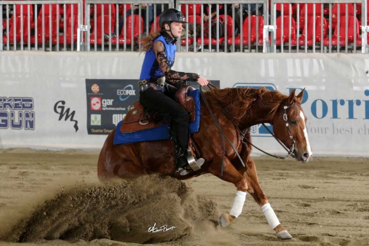 Futurity 2018 - LISA WERDANER &amp; PL SPECIAL SURPRISE owner LISA WERDANER score 216,5