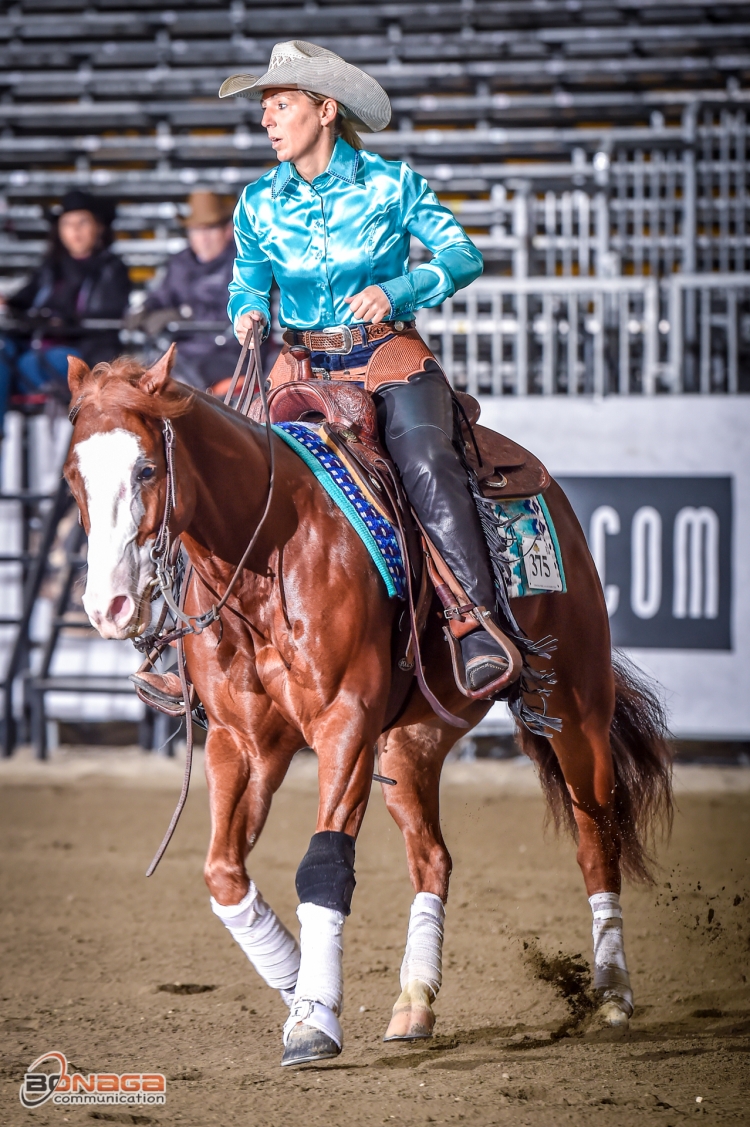 Futurity 2024 - LAURA VACCARI &amp; INFERNO SLIDE score 208