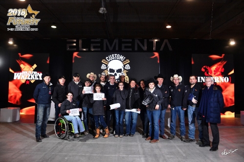 Premiazioni Para Reining presso stand Elementa